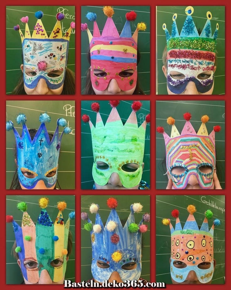 Masken, Karneval, Karneval - Basteln mit Kids