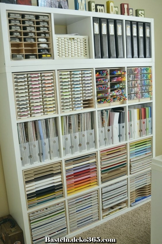 Papierablage In IKEA Regalen Basteln Mit Kids
